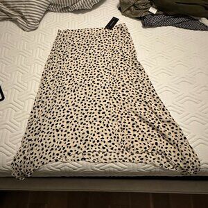 Olivia Grey Midi Skirt